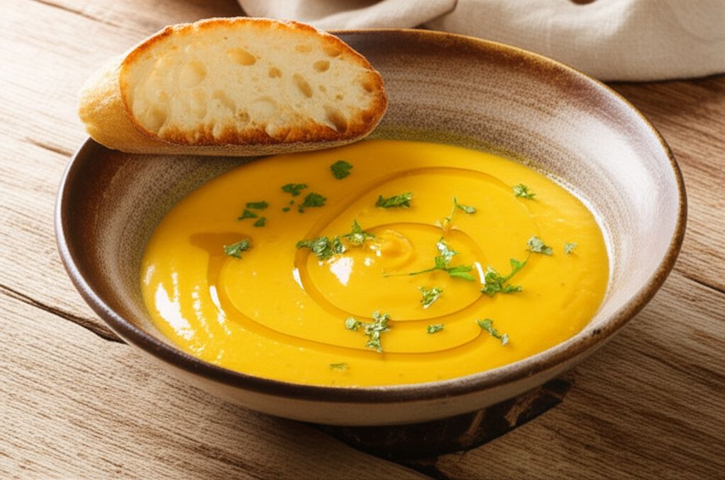 Spanish Garlic and Vegetable Soup