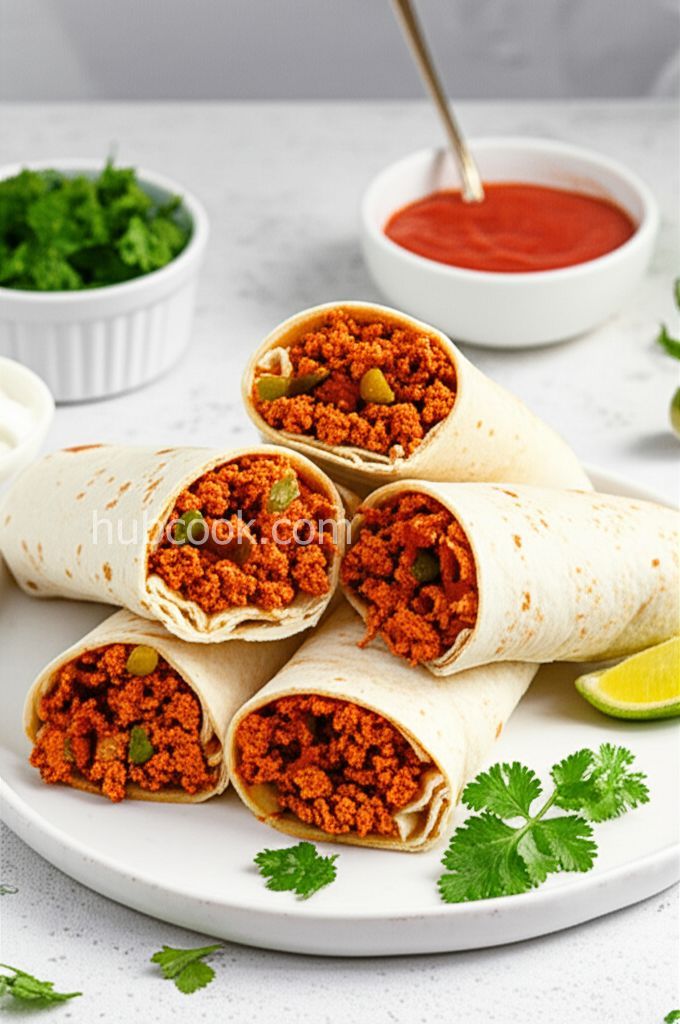 Spicy Chorizo Breakfast Burritos