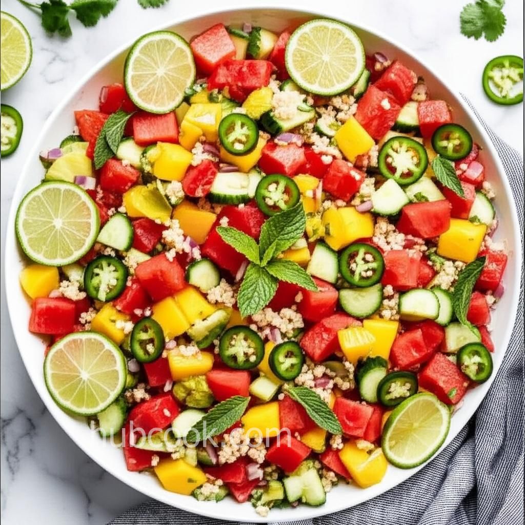 Tropical Quinoa Salsa Salad