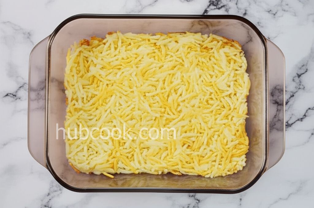 Vegetarian Breakfast Casserole with Hash Browns