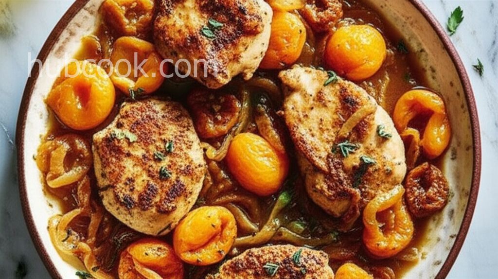 Apricot Chicken with Balsamic Vinegar