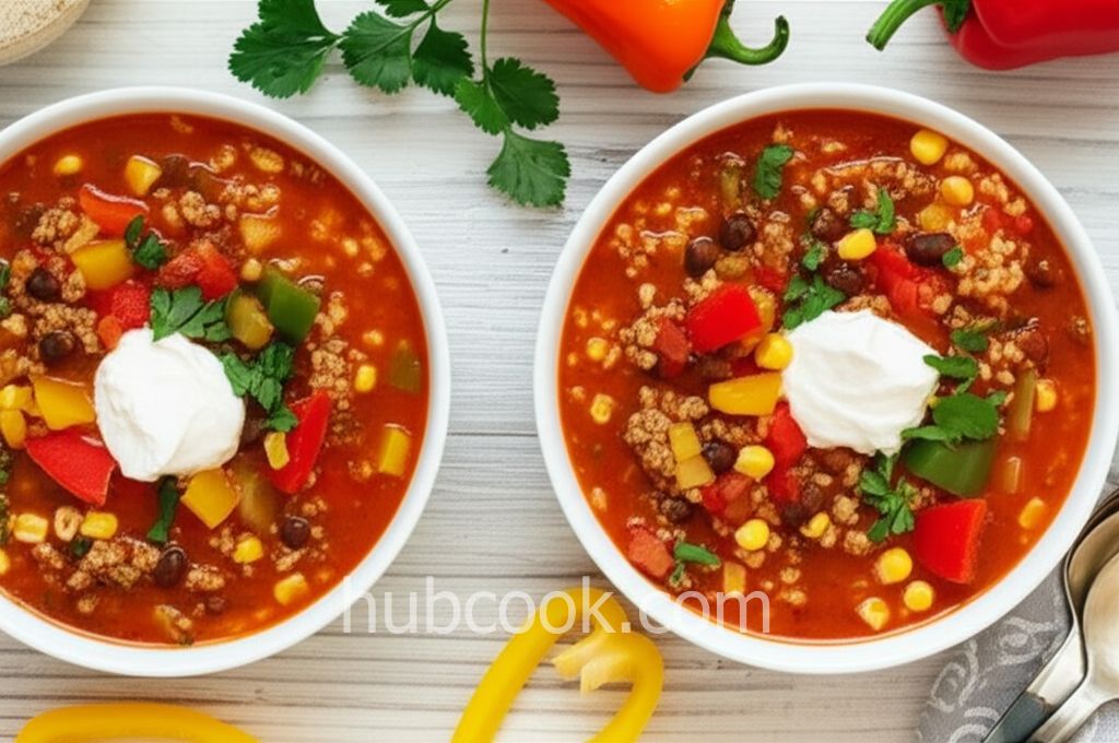 Ashley's Stuffed Pepper Soup