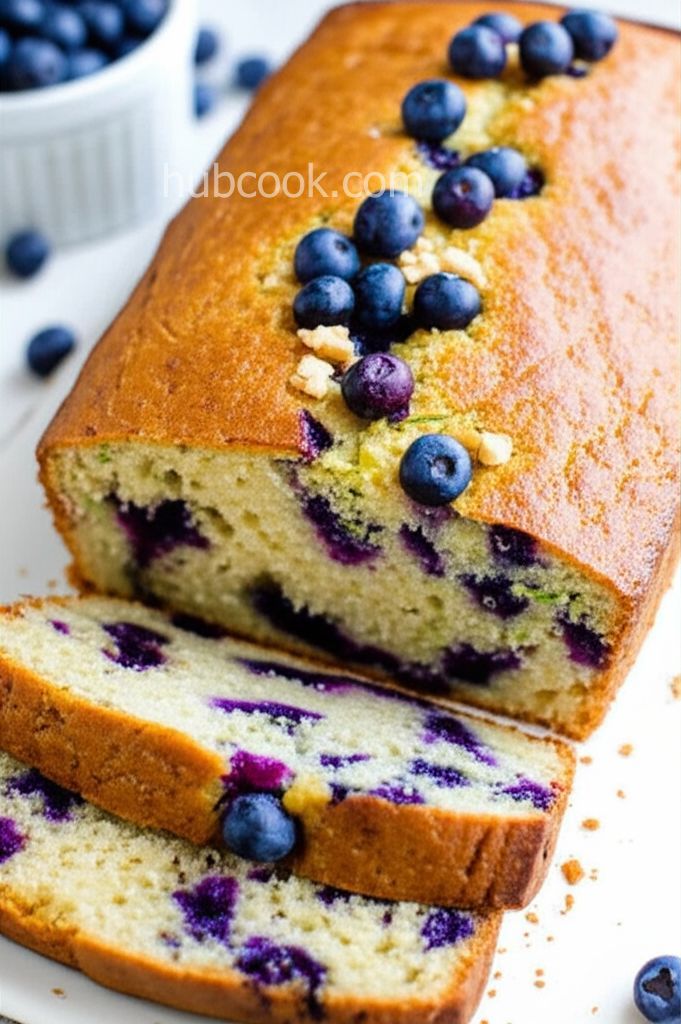 Barbie's Blueberry Zucchini Bread with Oatmeal and Walnuts
