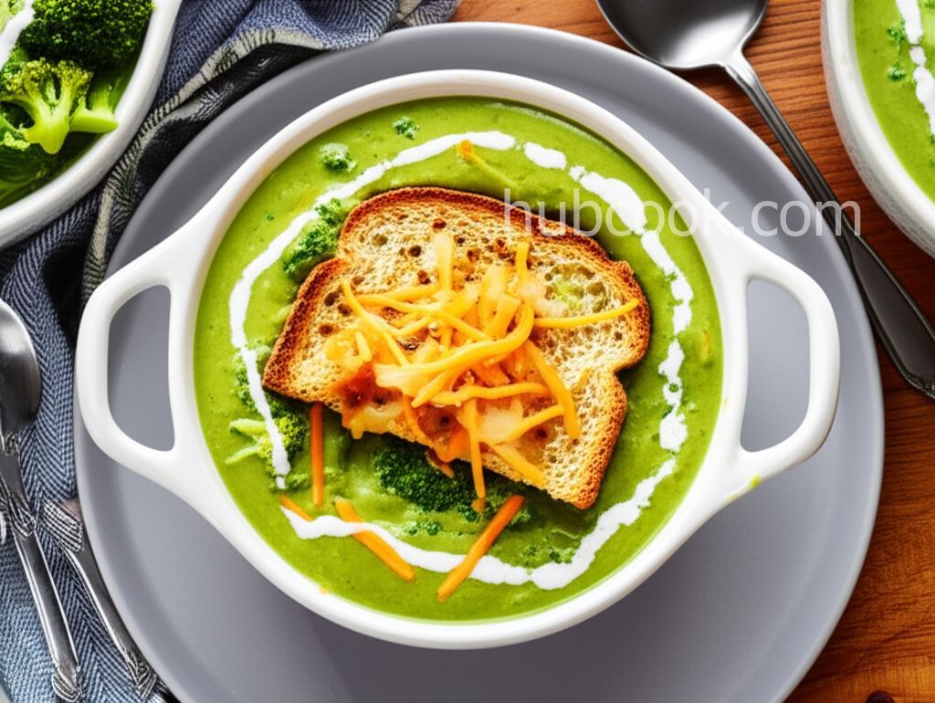 Broccoli Soup au Gratin