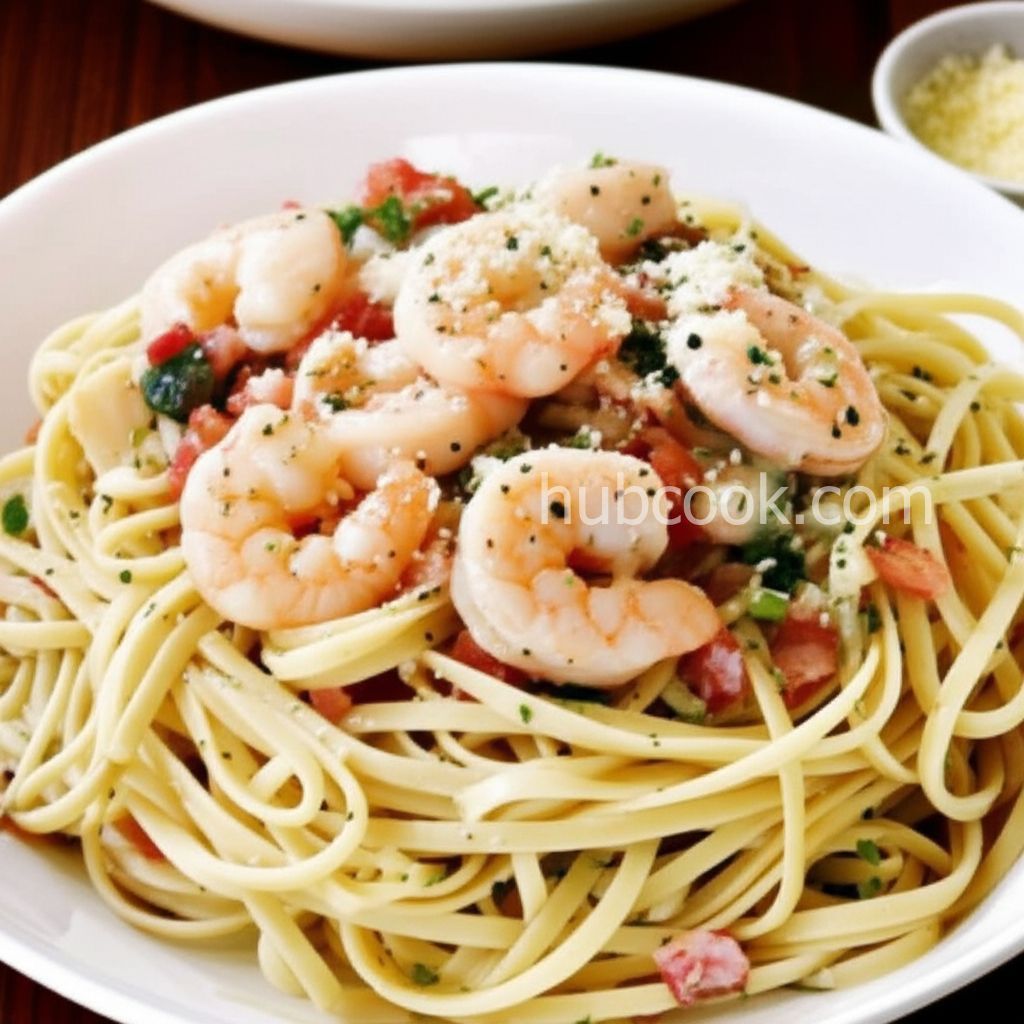 Champagne Shrimp and Pasta