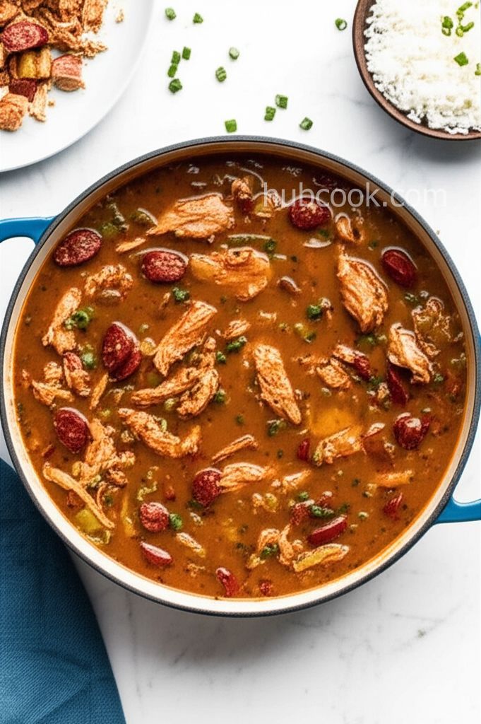 Chicken and Andouille Sausage Gumbo