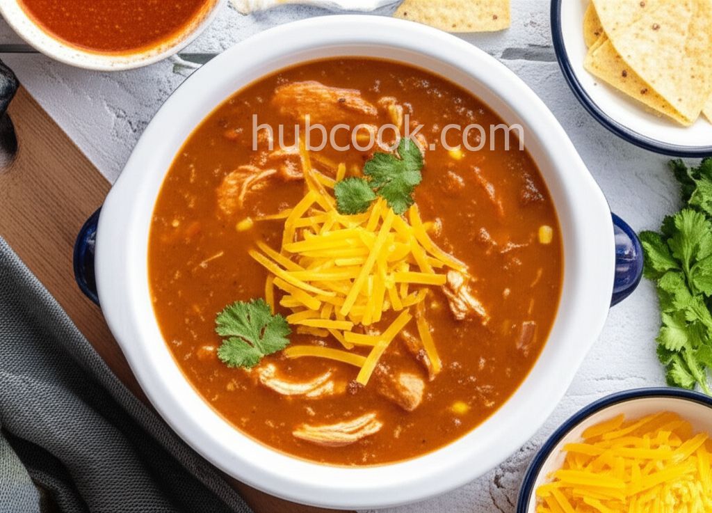 Chicken Tortilla Soup in the Slow Cooker