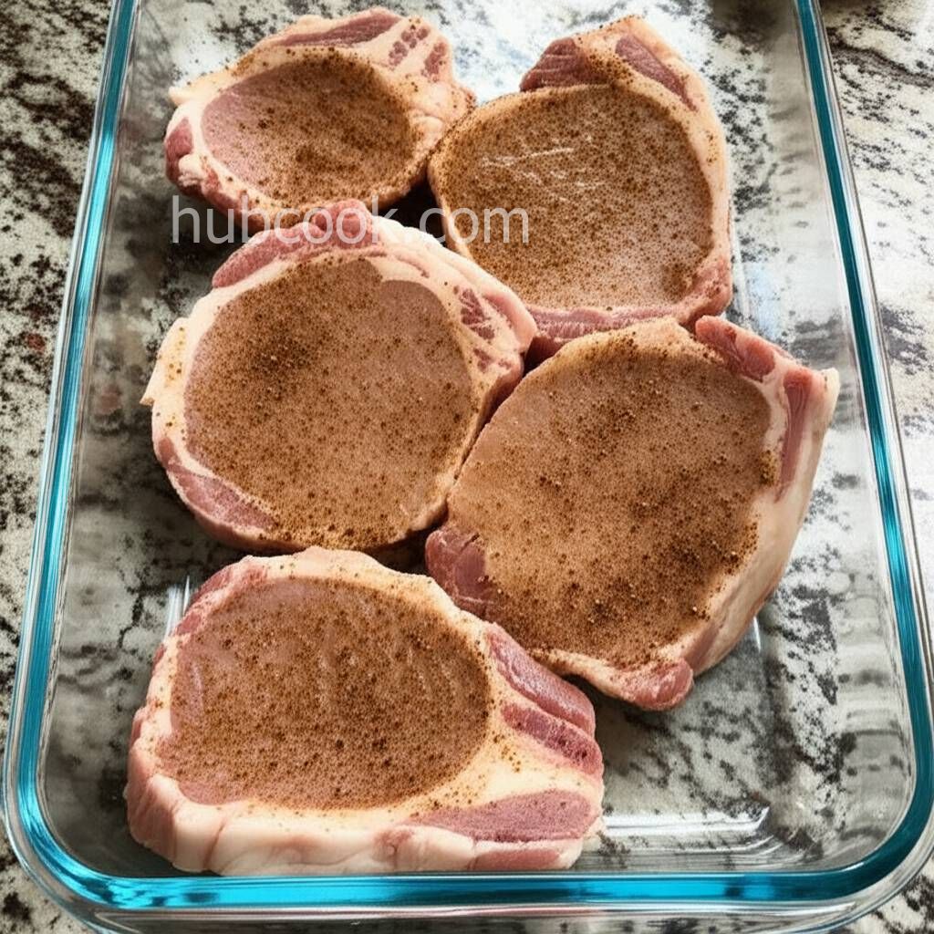 Cream of Mushroom and Soy Sauce Pork Chops