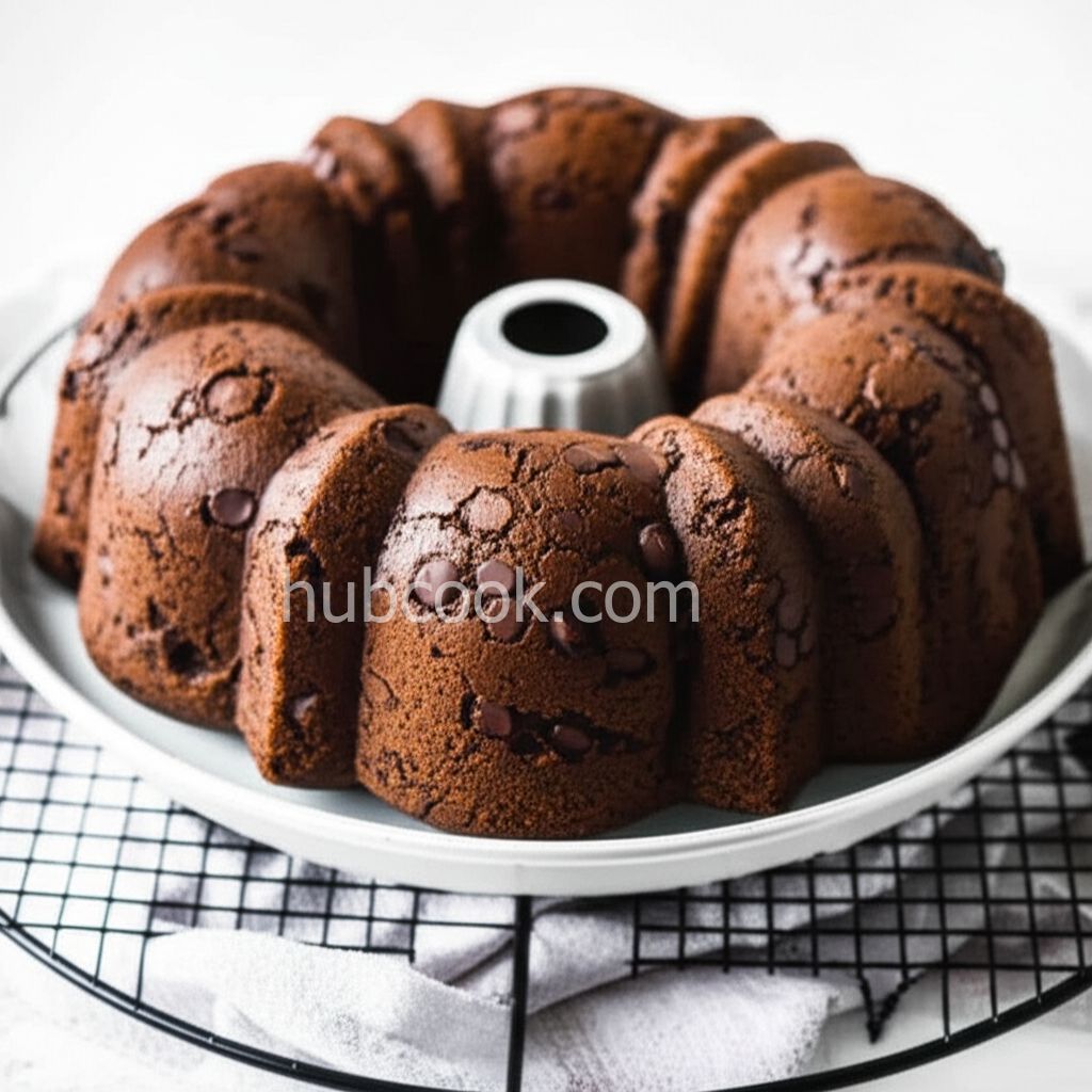 Double Chocolate Brownie Cake
