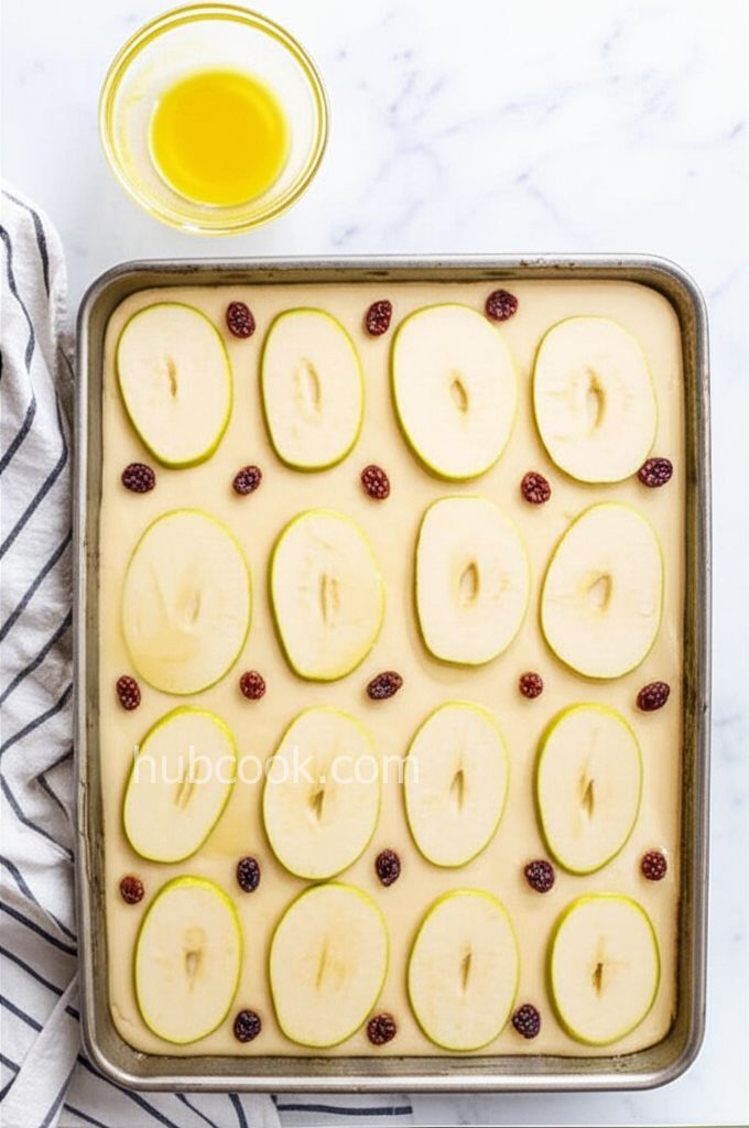 Easy German Apple Sheet Cake