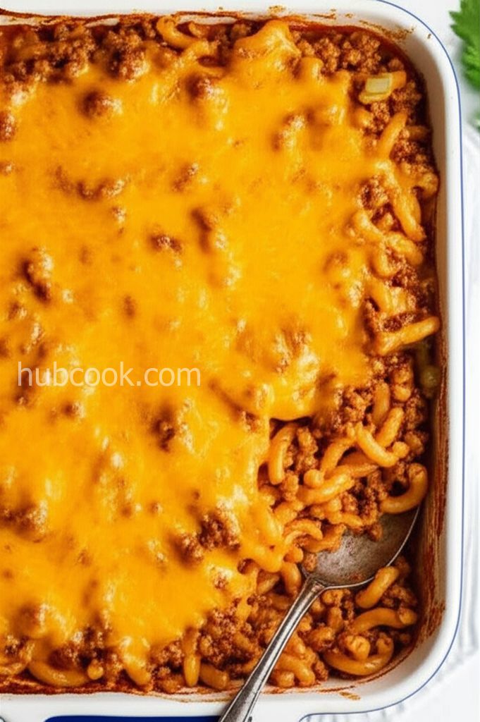 Easy Johnny Marzetti Casserole