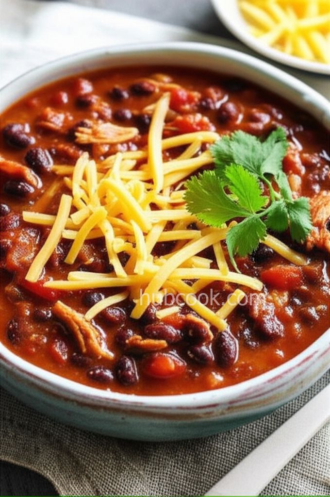 Grandma's Chicken and Black Bean Chili