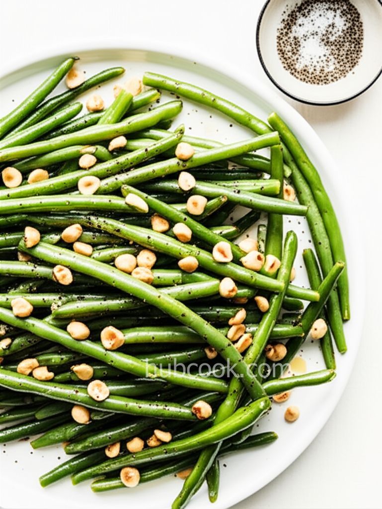 Green Beans with Hazelnuts and Lemon