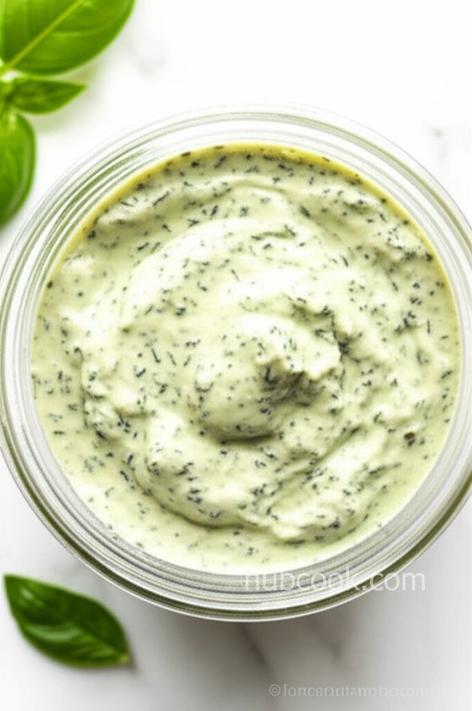 Homemade Garlic Basil Mayonnaise