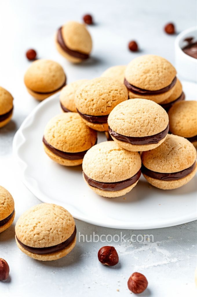 Italian Hazelnut Cookies with Nutella