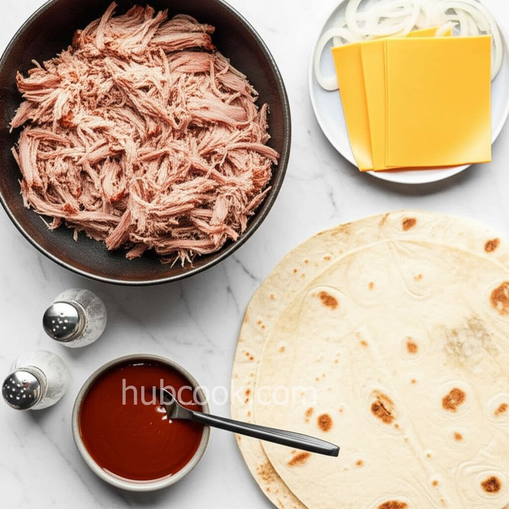 Leftover Pork Roast BBQ Wrap