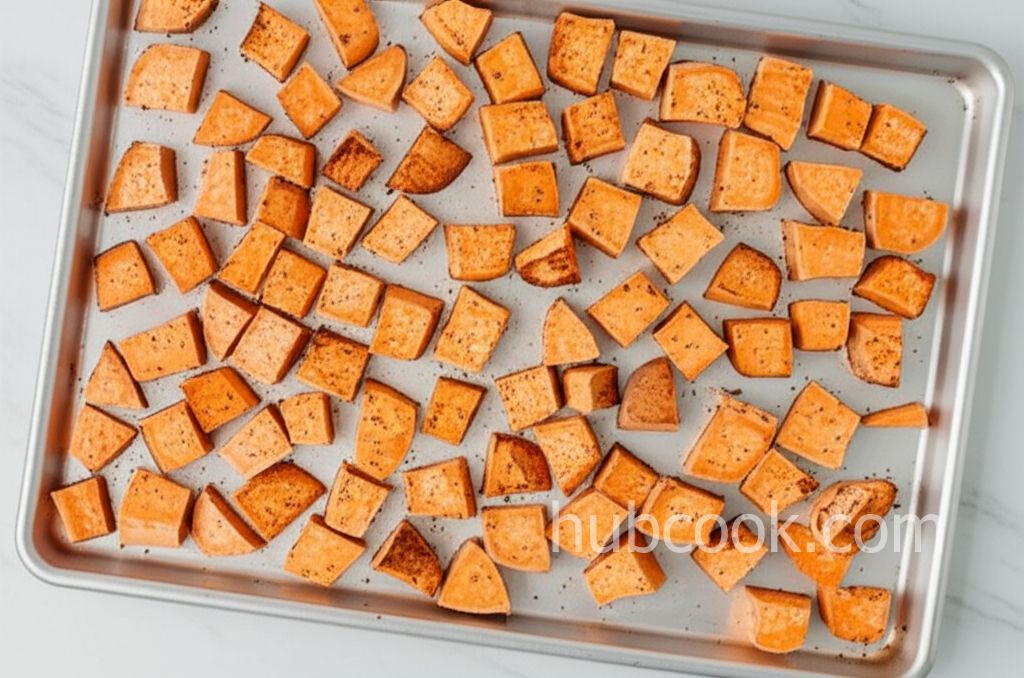 Low-Cal Roasted Sweet Potato Bites