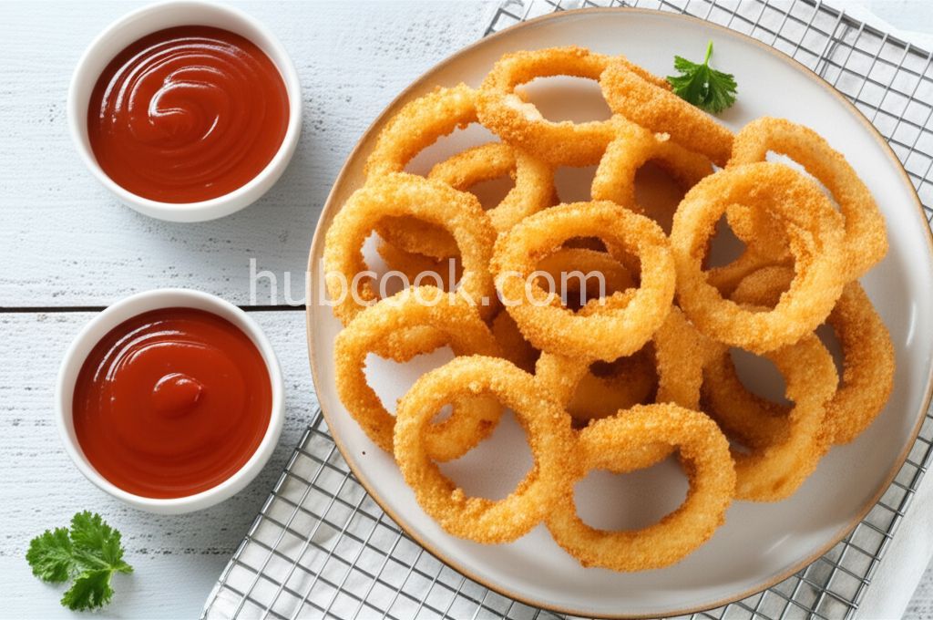 Making Crispy Onion Rings
