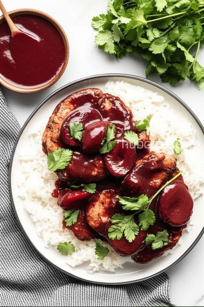 Pork with Plum Sauce