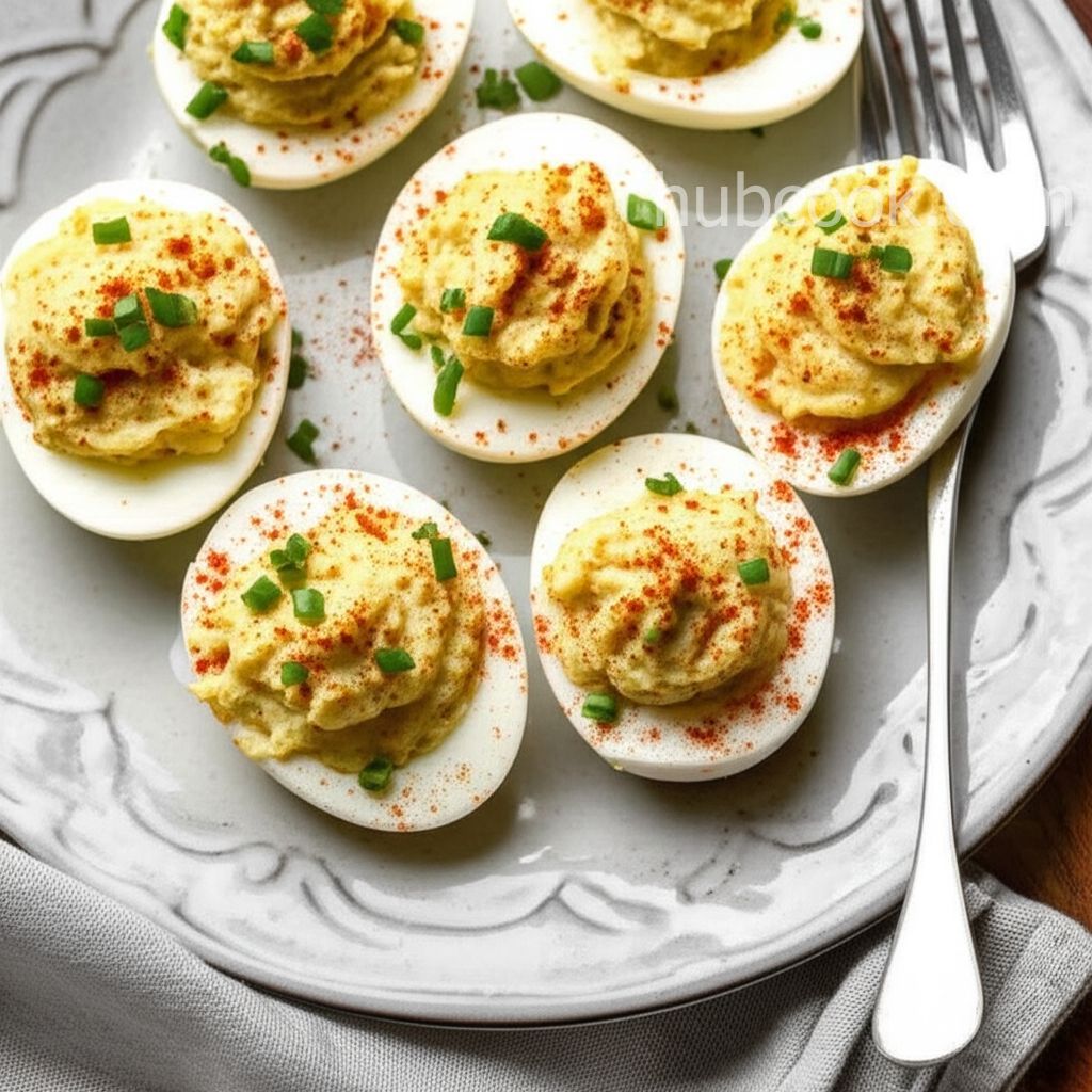 Potato Salad Deviled Eggs
