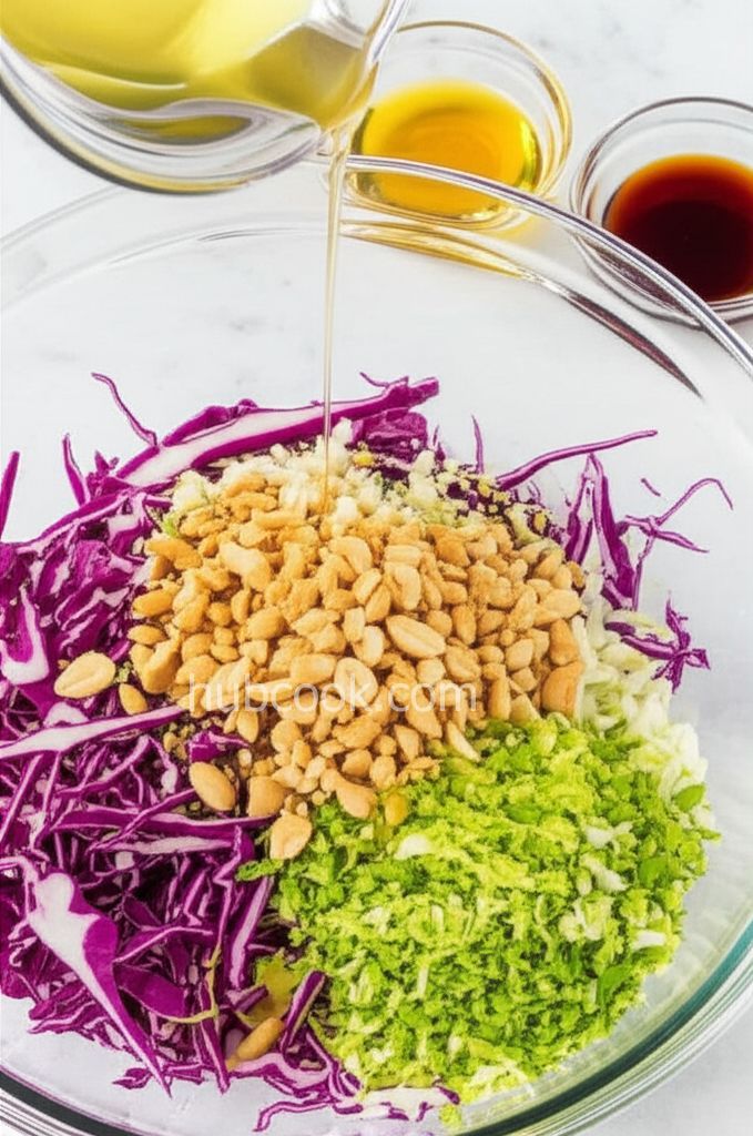 Quick and Easy Thai Style Coleslaw
