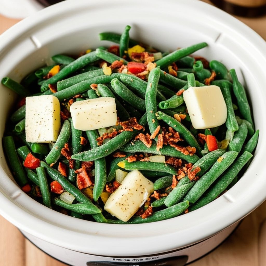 Slow Cooker Green Beans