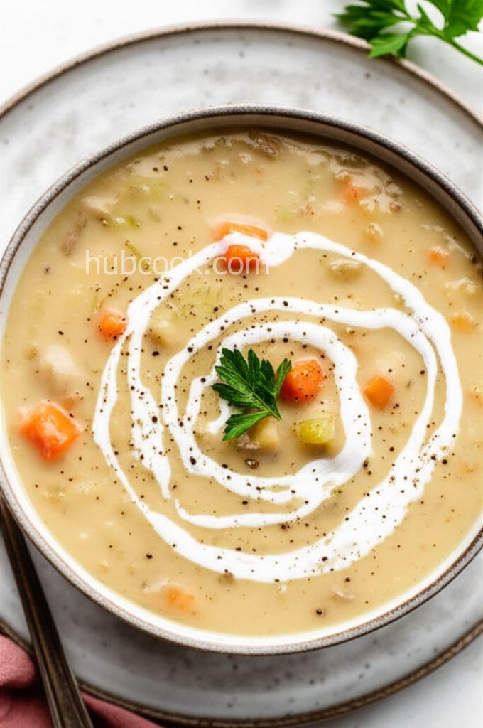 Slow Cooker Vegan Leek and Potato Soup