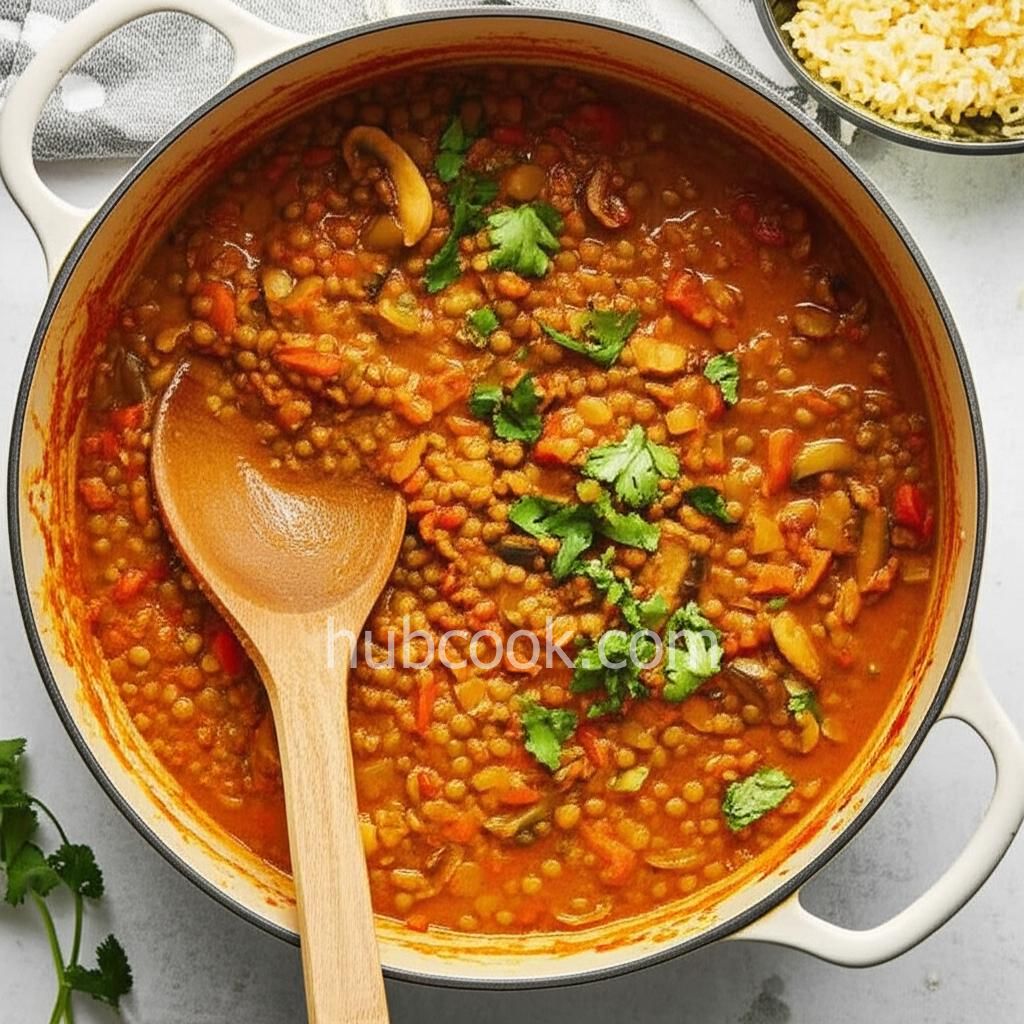 Spicy Lentil Quinoa Curry