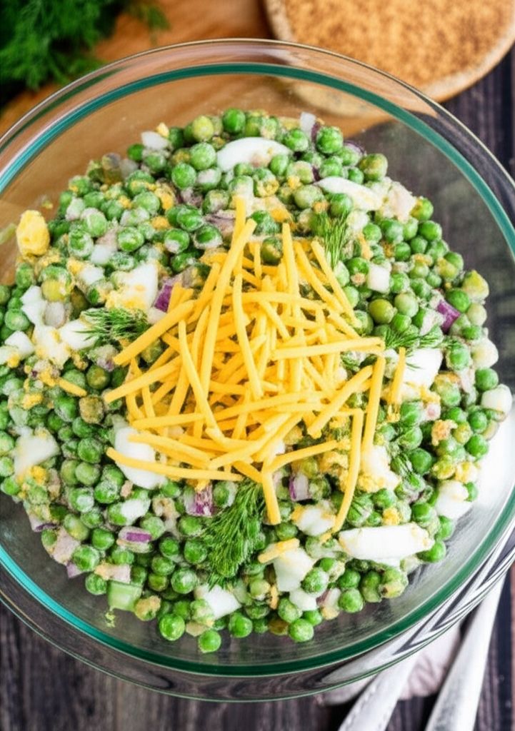 Super Spicy Pea Salad