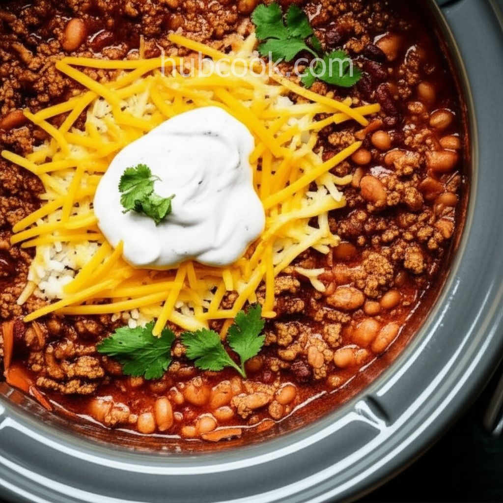 The Ultimate Slow Cooked Chili