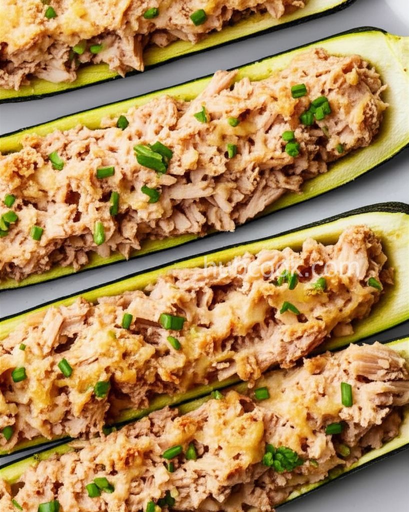 Tuna-Stuffed Zucchini