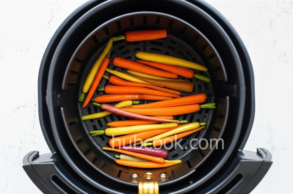 Air-Fried Carrots with Balsamic Glaze