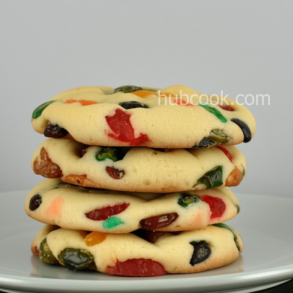Aunt Bert's Fruitcake Cookies
