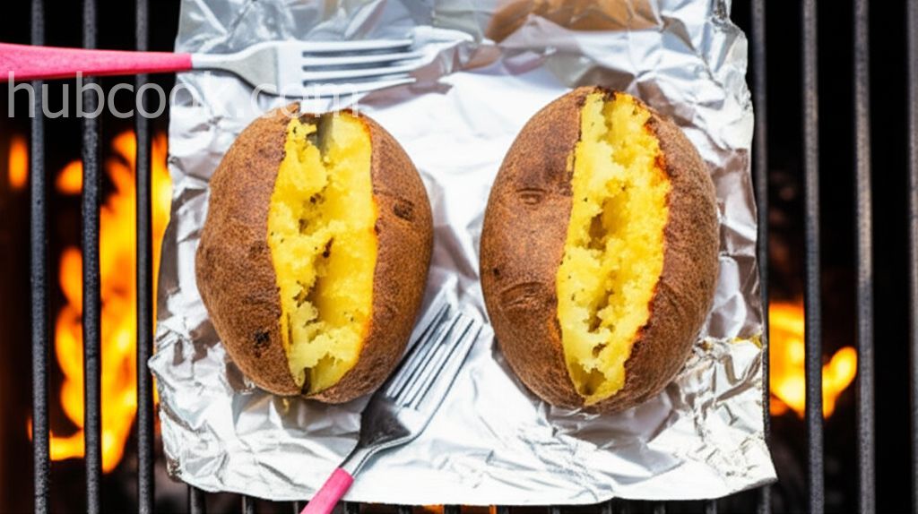 Baked Potatoes on the Grill
