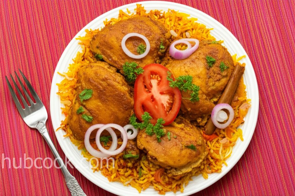 Biryani with Yogurt Marinated Chicken