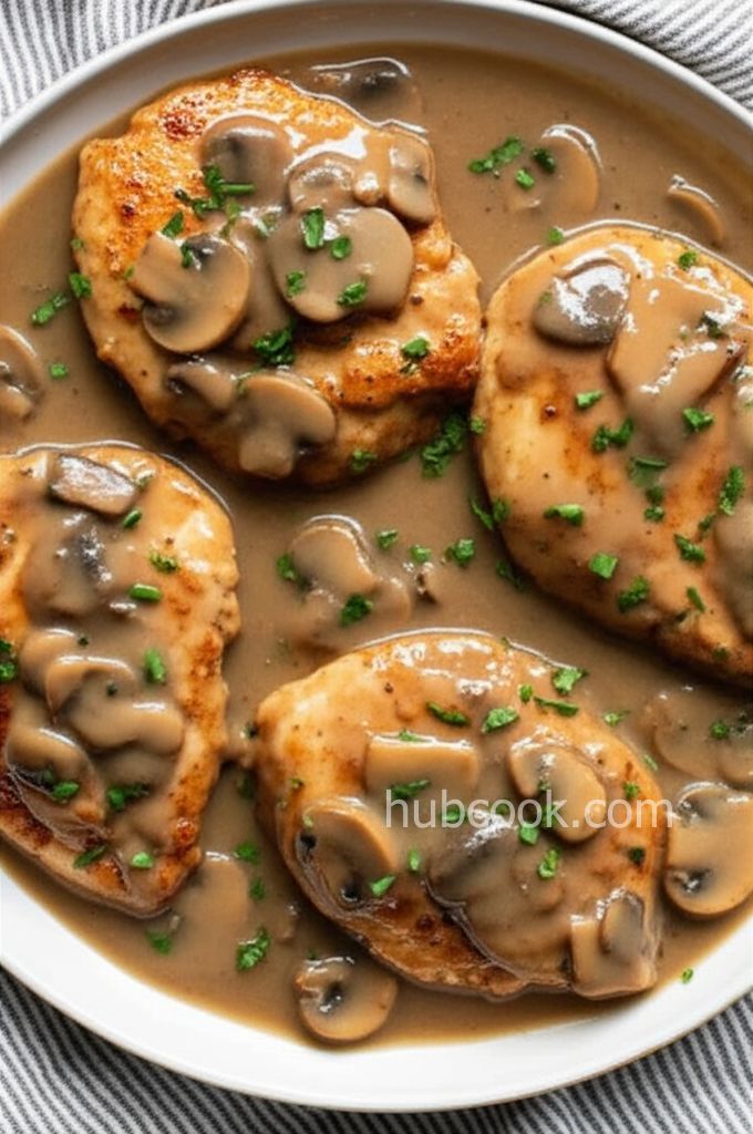 Chicken Marsala with Portobello Mushrooms