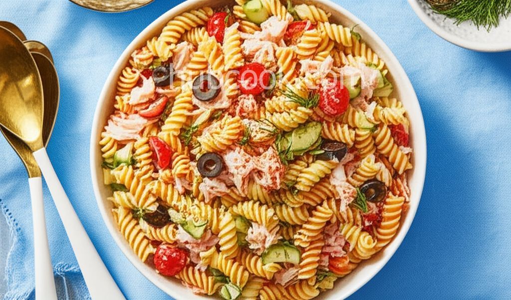 Crab and Shrimp Pasta Salad