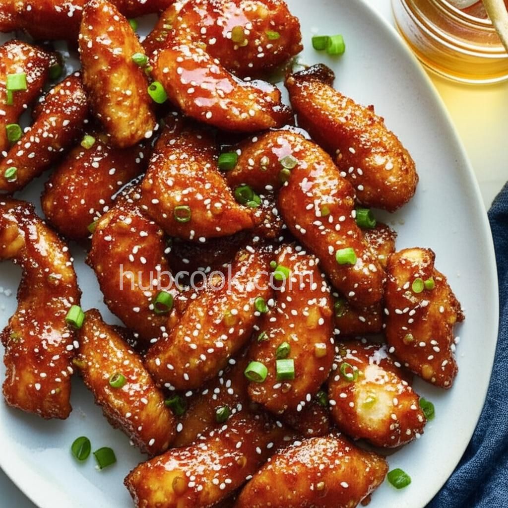 Crispy Baked Honey-Garlic Chicken