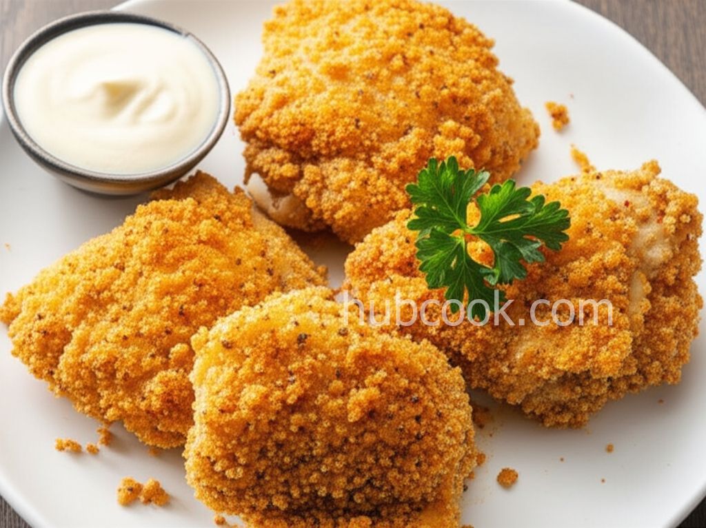 Crispy Panko Chicken Thighs