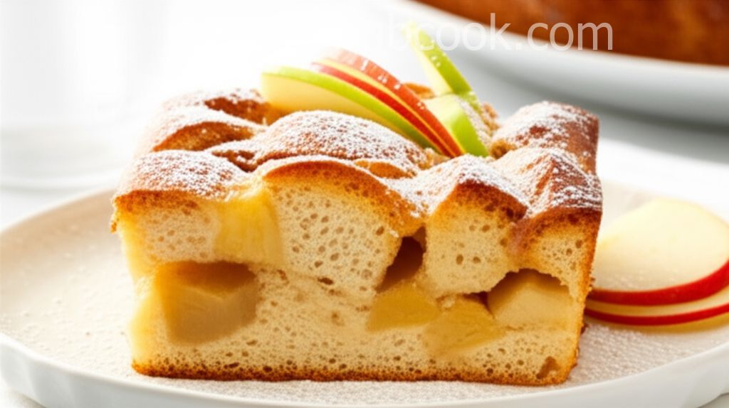 Eggnog and Apple Bread Pudding