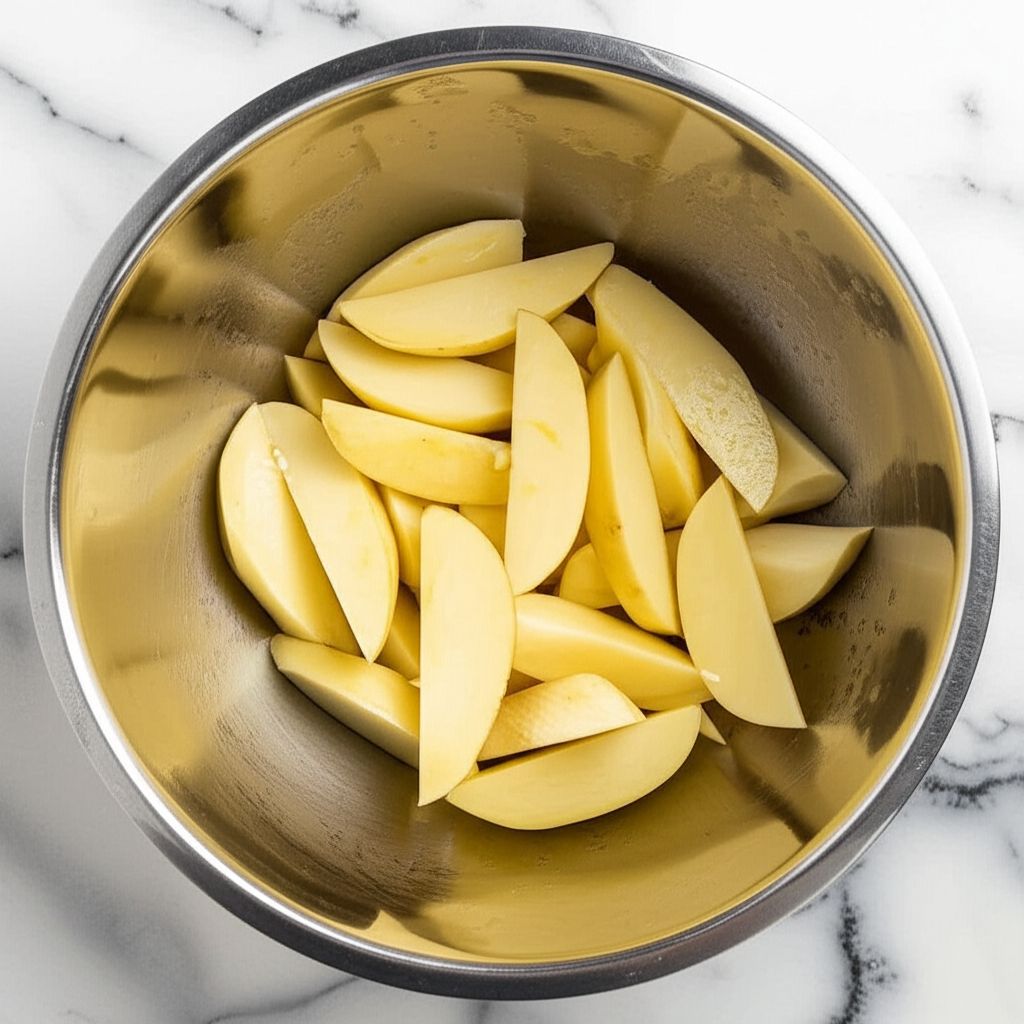 Garlic Parmesan Potato Wedges