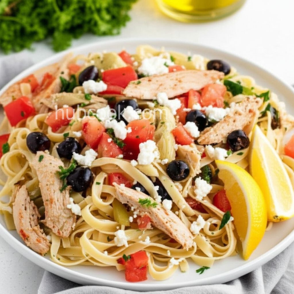 Greek Chicken Pasta