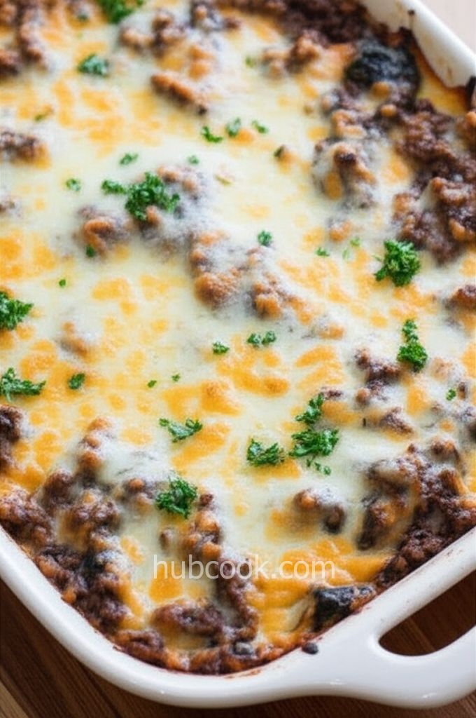 Ground Beef Spinach Casserole