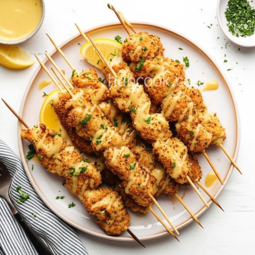 Lemon Garlic Butter Chicken Spiedini