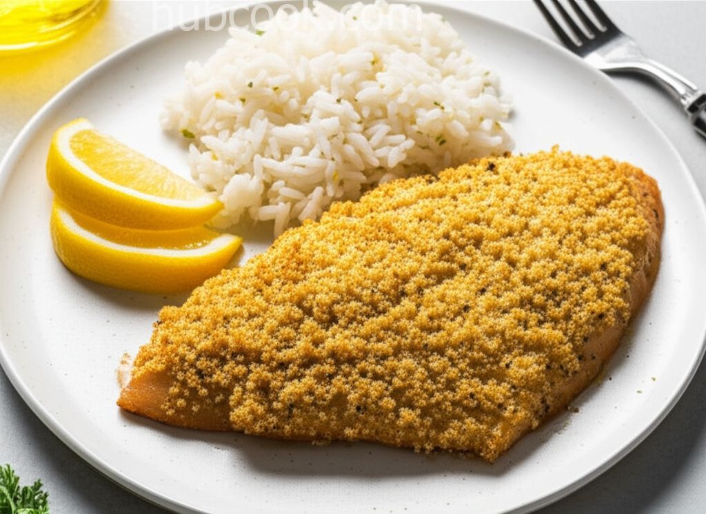 Pan-Seared and Crusted Lingcod