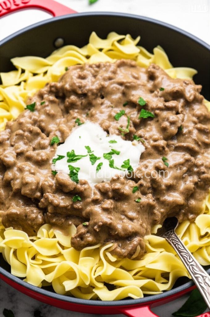 Quick and Easy Hamburger Stroganoff