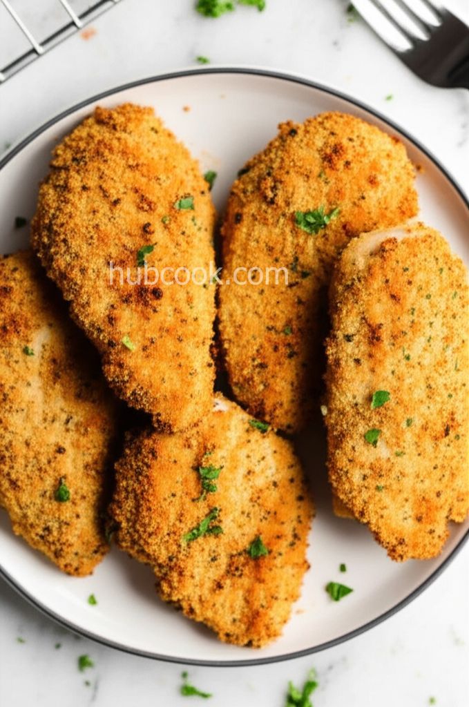Quick Crispy Parmesan Chicken Breasts
