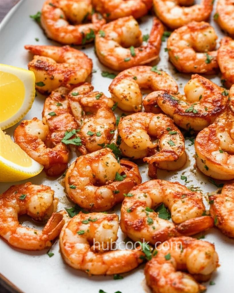 Sheet Pan Cajun Butter Shrimp