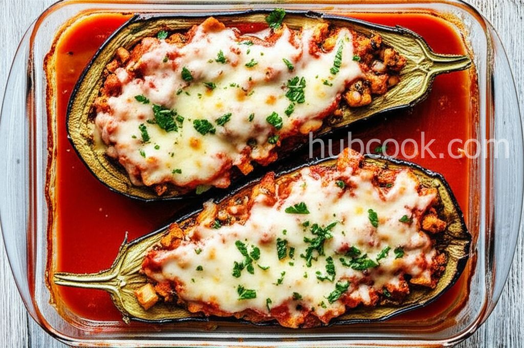 Stuffed Eggplant Parmesan