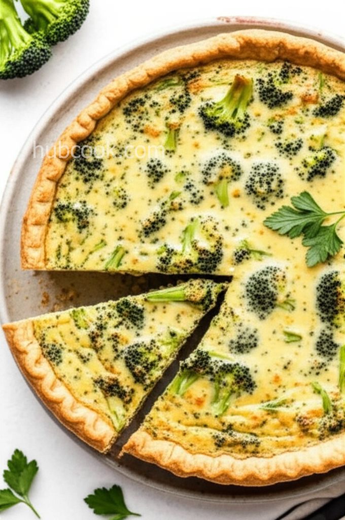 Tofu Quiche with Broccoli